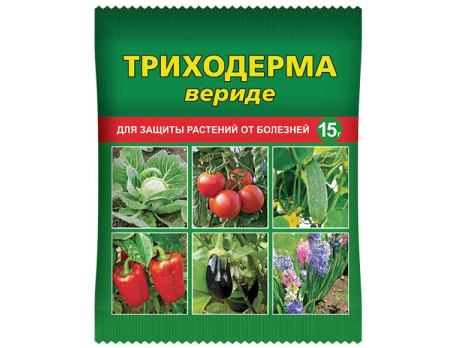 Комплексный препарат Триходерма (для защиты растений от болезней) 15гр.