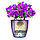 Кашпо для цветов с автополивом Leizisure HG-3101, 21,5/16,5x20 см, черный, фото 3