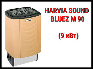 Электрическая печь Harvia Sound Bluez M 90 со встроенным пультом (Мощность 9 кВт, объем 8-14 м3)