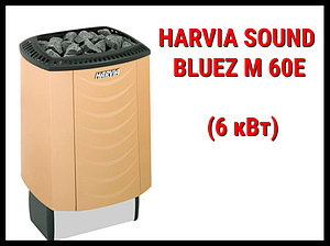 Электрическая печь Harvia Sound Bluez M 60E под выносной пульт управления (Мощность 6 кВт, объем 5-8 м3)