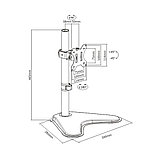 Настольный кронштейн Brateck LDT12-T01 для 1 монитора (13"-32"), фото 2