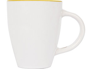 Кружка Авеленго с ложкой, белый/желтый, фото 2