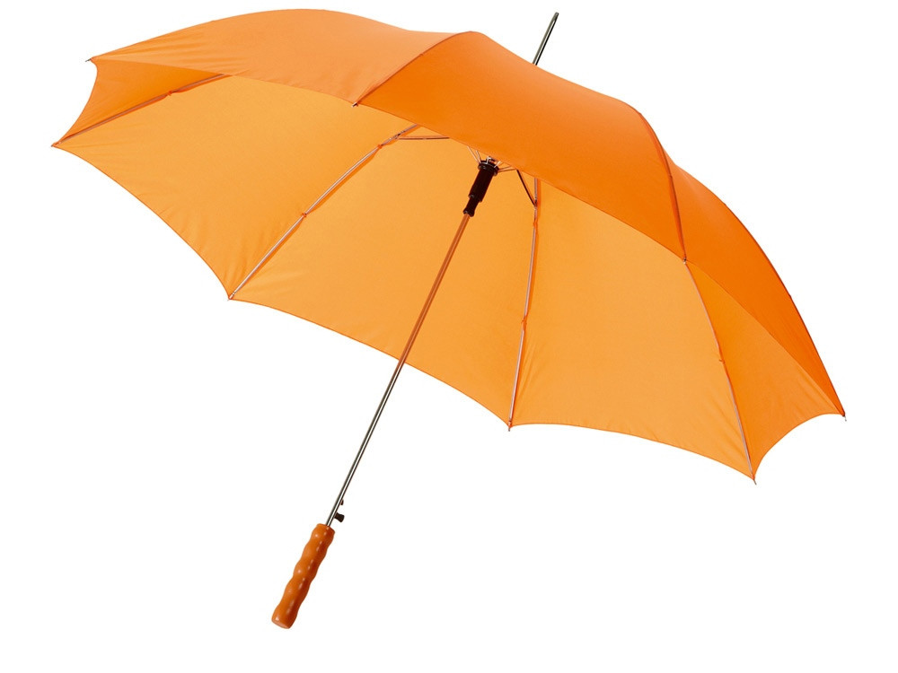 Зонт-трость Lisa полуавтомат 23, оранжевый (Р) - фото 1 - id-p73750854