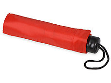 Зонт складной Columbus, механический, 3 сложения, с чехлом, красный, фото 2