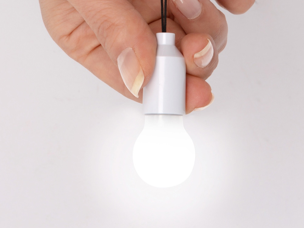 Брелок с мини-лампой Pinhole, белый - фото 3 - id-p70027329