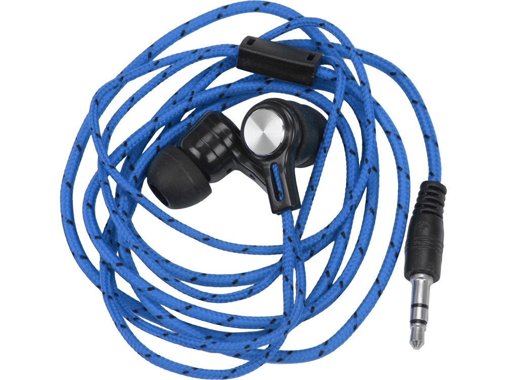 Набор с наушниками и зарядным кабелем 3-в-1 In motion, синий - фото 2 - id-p73752579