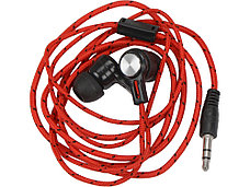Набор с наушниками и зарядным кабелем 3-в-1 In motion, красный, фото 2