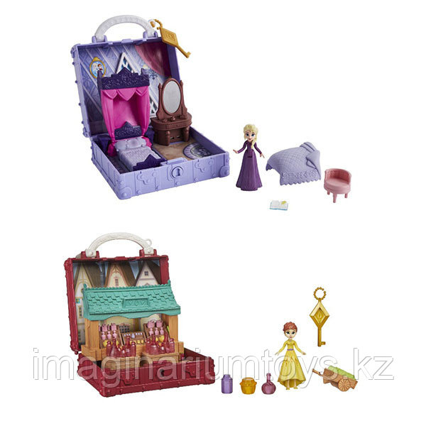 Мини игровые наборы шкатулки с Эльзой и Анной Холодное сердце Frozen 2, фото 1