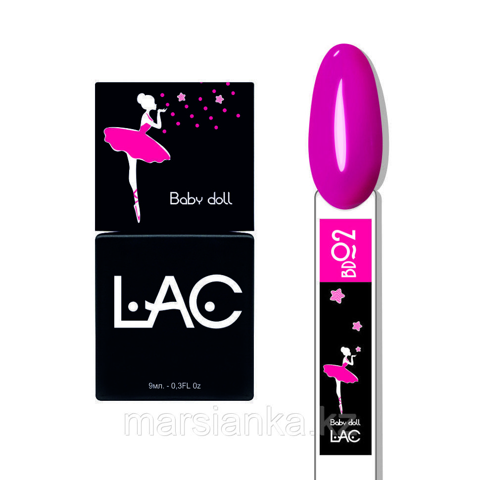 Гель лак LAC BD02, 9мл