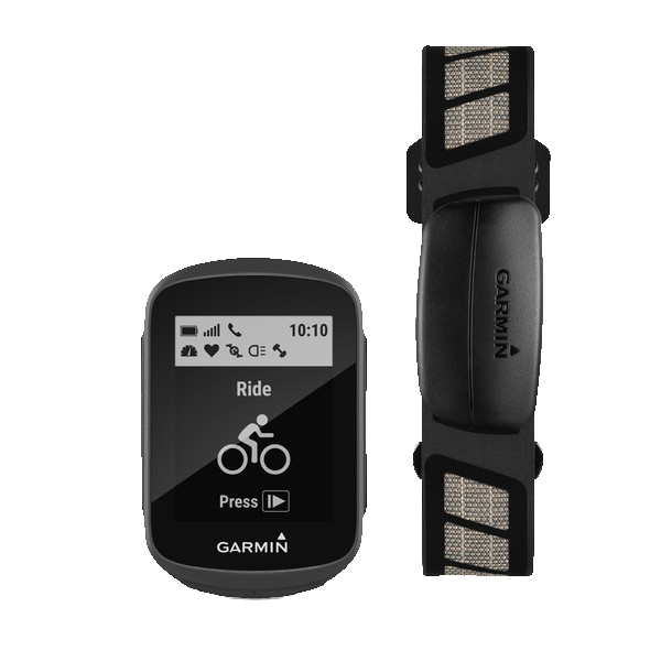 Велокомпьютер с GPS Edge 130 HR Bundle