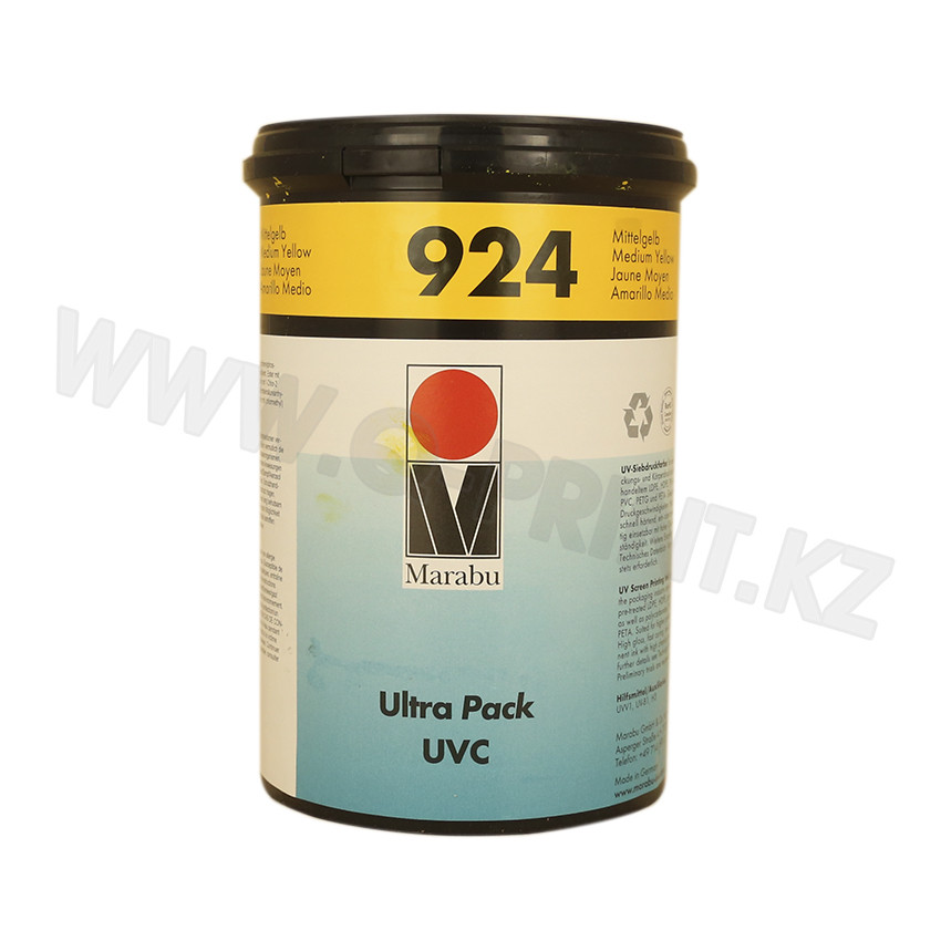 Краска трафаретная Ultra Pack UVC средне-желтый - фото 1 - id-p61543600