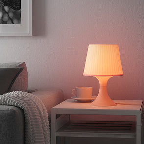 Лампа настольная,ЛАМПА  светло-розовый, 29 см ИКЕА, IKEA, фото 2