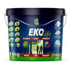 КРАСКА EKO LIFE МОЮЩАЯСЯ ГИПОАЛЛЕРГЕННАЯ АКРИЛОВАЯ 14КГ