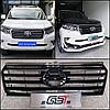 Решетка радиатора Double Eight на Toyota Land Cruiser Prado 150 c 2017 по н.в., фото 3