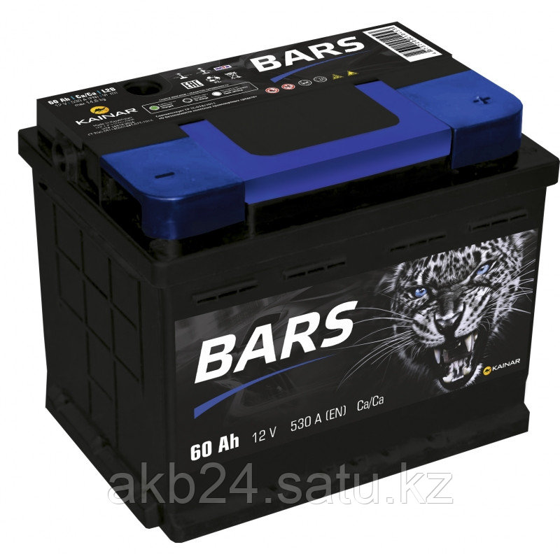 Аккумулятор BARS 6СТ-60 L2B - фото 1 - id-p73772006