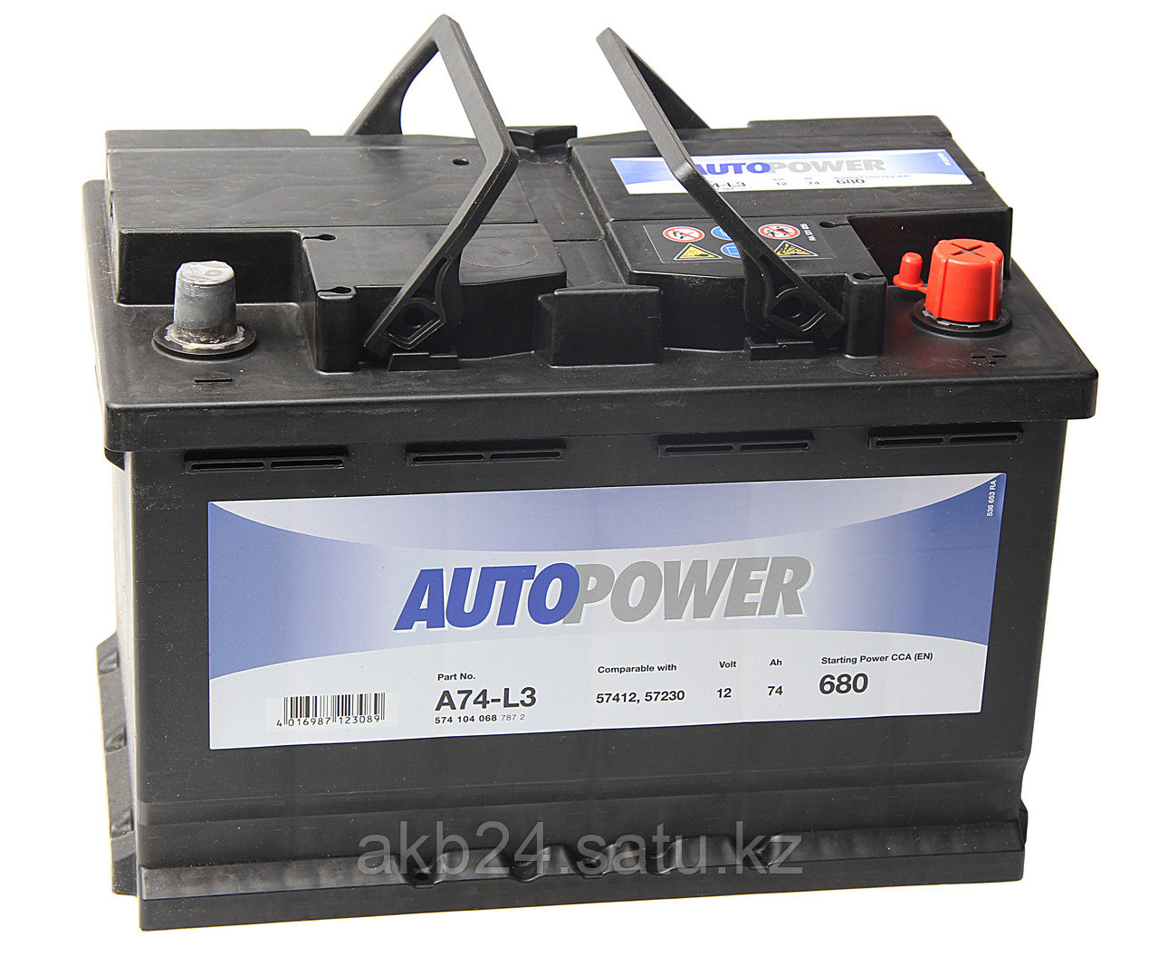 Аккумулятор Autopower A74-L3 - фото 1 - id-p73772033