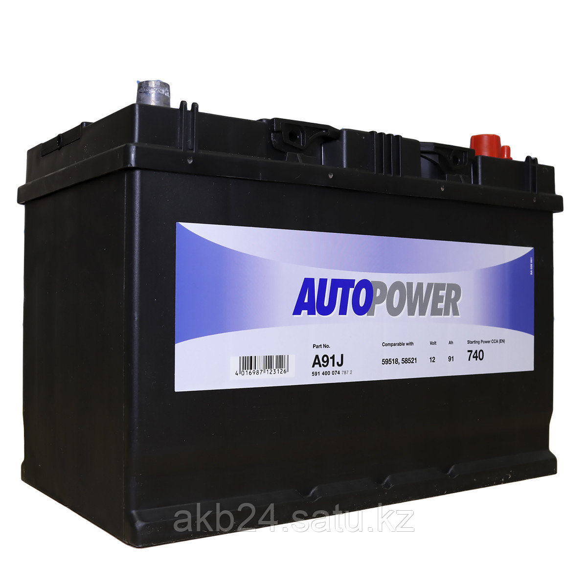 Аккумулятор Autopower A91J - фото 1 - id-p73772034