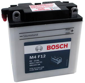 Аккумулятор BOSCH M4 F12 12014008 - фото 1 - id-p73772040