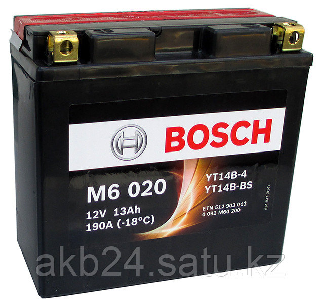Аккумулятор BOSCH M6 020 AGM YT14B-BS - фото 1 - id-p73772048
