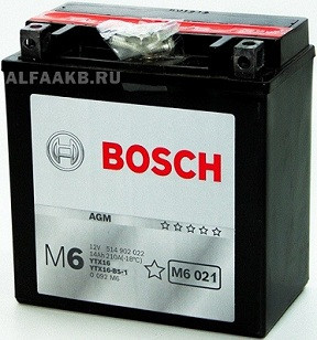 Аккумулятор BOSCH M6 021 AGM YTX16-BS-1 - фото 1 - id-p73772050