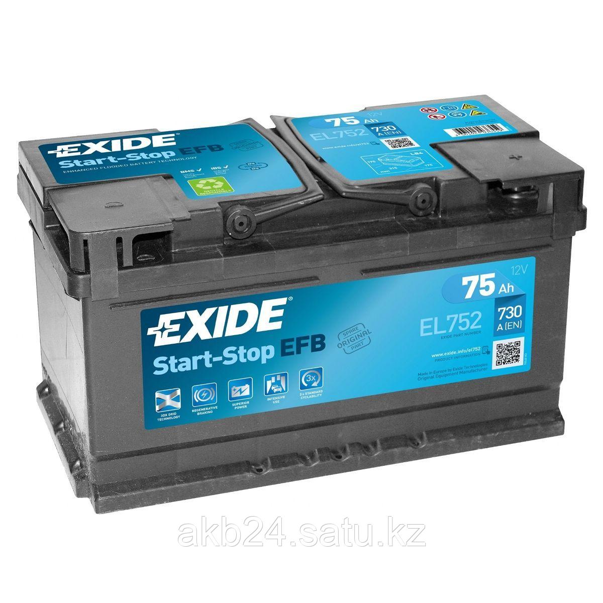 Аккумулятор EXIDE Premium EA754 - фото 1 - id-p73772144