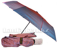 Зонт полуавтомат складной в чехле Dolphin с системой антиветер темно розовый перламутр (с блестящим эффектом)
