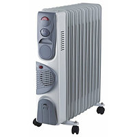 Масляный радиатор Oasis BB-25Т, 2,5кВт, 11-секций, Встроенный вентилятор