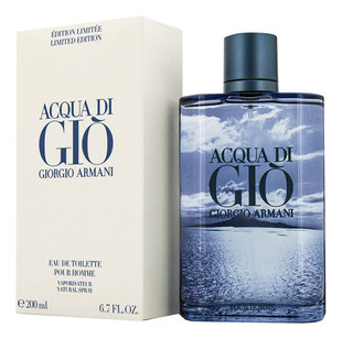 Armani Giorgio - Acqua di Gio Blue Edition Pour Homme - M - Eau de Parfum - 200 мл. - фото 1 - id-p68117345