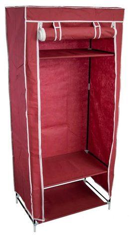 Шкаф-кофр для одежды EASYCARE на молнии складной тканевый (Бордовый) - фото 3 - id-p73811469