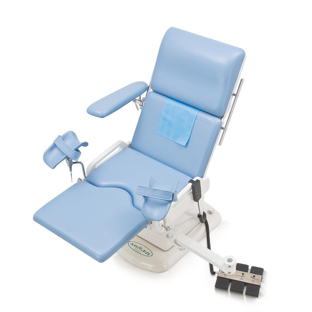Кресло гинекологическое «MCF КG 03-01» на электроприводе, колонного типа - фото 1 - id-p73815862