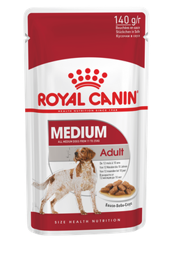 Royal Canin Medium Adult влажный корм для собак средних пород кусочки в соусе