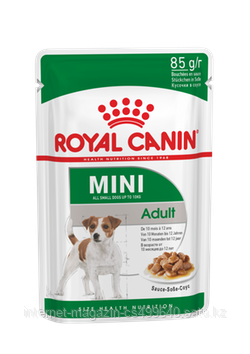 Royal Canin Mini Adult влажный корм для собак мелких пород паучи в соусе