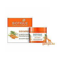 Солнцезащитный крем для лица Био Морковь (40 SPF Sunscreen Bio Carrot BIOTIQUE), 50 г.