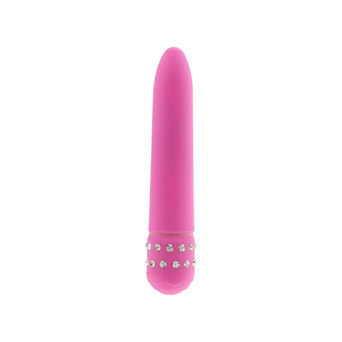 Вибратор "Diamond Pink Superbe", L 15.0 см D 2.5 см