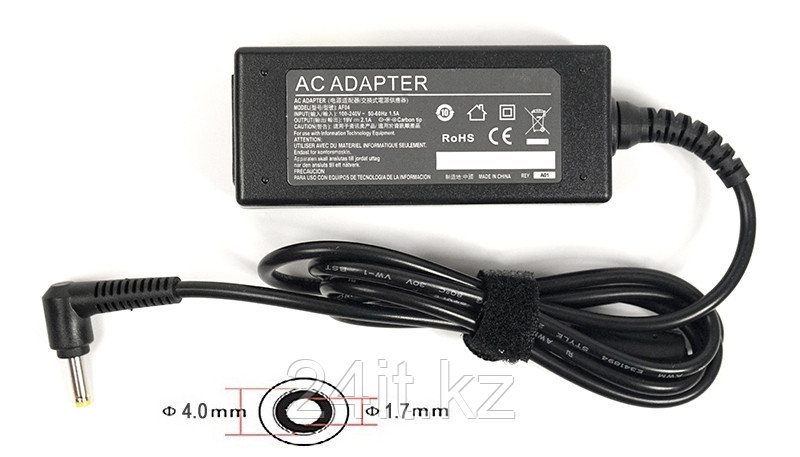 Блок питания для ноутбуков PowerPlant HP 220V, 19V 40W 2.1A (4.0*1.7)