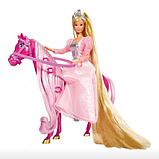 Кукла Simba Штеффи супер длинные волосы+лошадка, фото 2