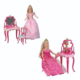 Кукла Simba Штеффи принцесса + столик