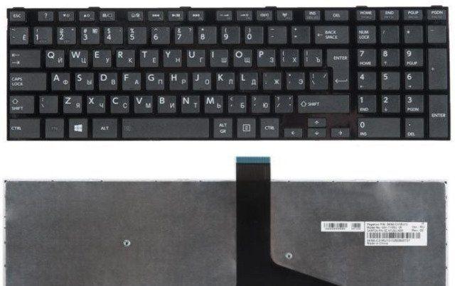 Клавиатура для ноутбука Toshiba Satellite S50, 9Z.N7USU.M0R (черная, RU) - фото 1 - id-p71970283