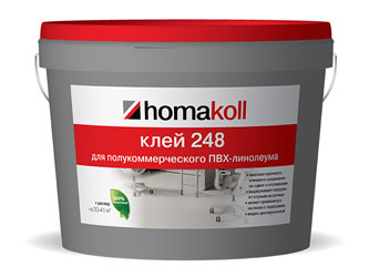 Клей Homakoll 248 для полукоммерческого линолеума - фото 1 - id-p73869097