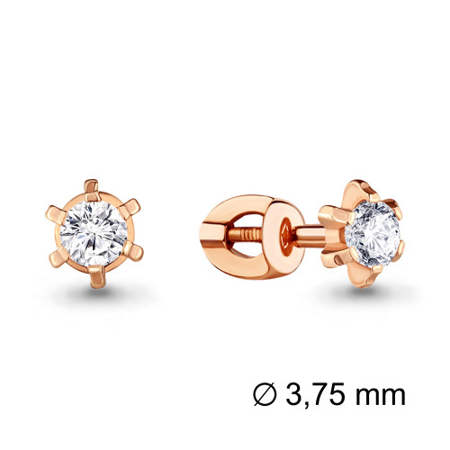 Серебряные серьги с фианитом swarovski Aquamarine 42087.6