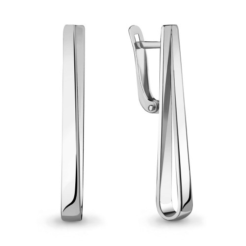 Серьги из серебра Aquamarine 33717,5