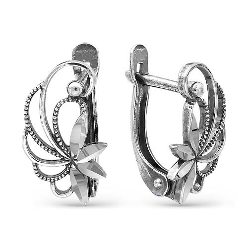 Серьги из серебра Красная Пресня 3307300-5