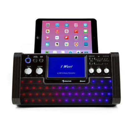 Bluetooth караоке-система DiscoFever LED TFT-экран CD USB, фото 2