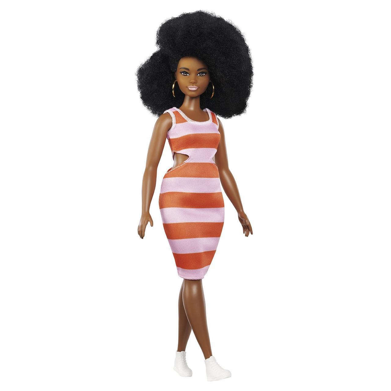 Barbie "Игра с модой" Кукла Барби Афроамериканка с пышной прической #105 (Пышная)