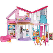 Barbie Кукольный домик Барби "Дом Малибу", 6 комнат, 25 аксессуаров