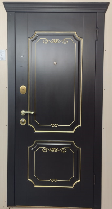 Входная Дверь «А 15.21 Венге+золотая патина»