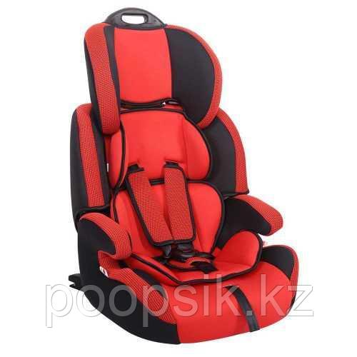 Детское автомобильное кресло SIGER "Стар ISOFIX" красный, 1-12 лет, 9-36 кг, группа 1/2/3 - фото 1 - id-p73879342