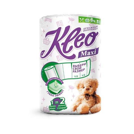 Полотенца бумажные "Kleo " 2сл..(по 1 рул./уп.), 160лист., фото 2