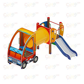 Детский игровой комплекс «Машинка с горкой 3» ДИК 1.03.1.03 Н 750