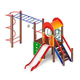 Детский игровой комплекс «Играйте с нами» ДИК 2.01.1.08 H=1200